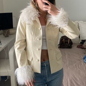 Penny lane faux leather jacket size small